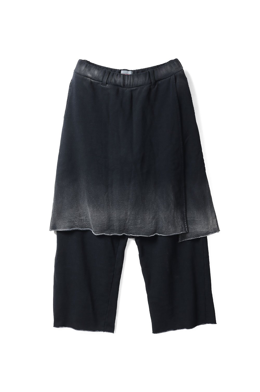 【P10倍】Distressed Docking Style Sweat Pants - BLACK (G15PT079) KAMIYA(カミヤ)|Deepinsideinc.Store