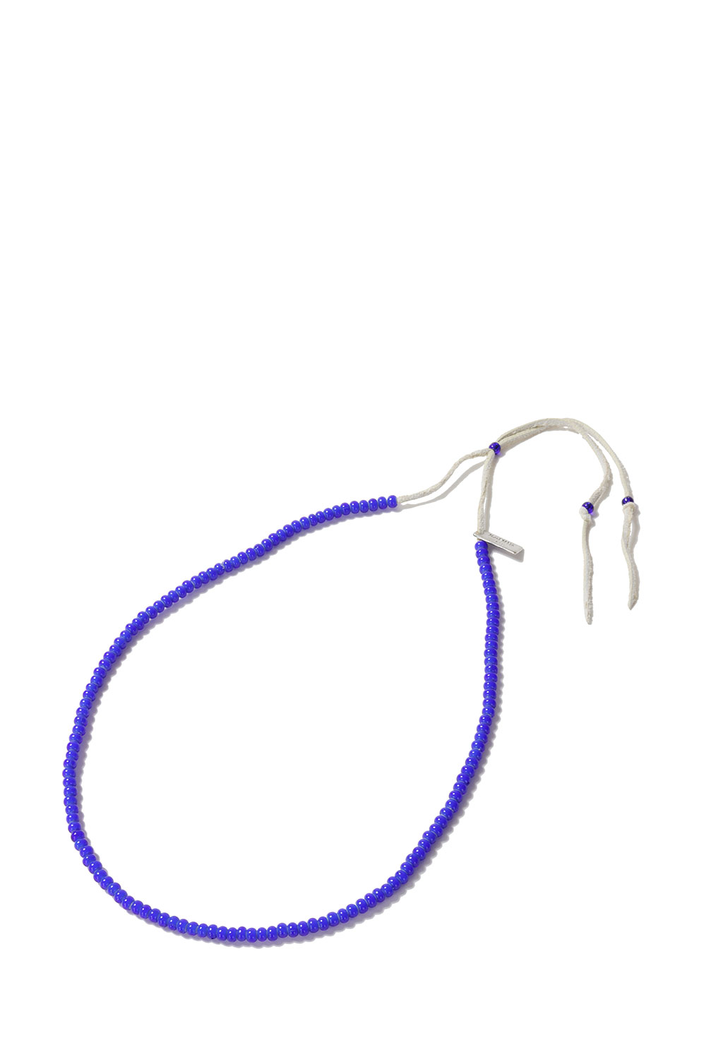 Glass Beaded Necklace - BLUE (G15AC216) KAMIYA(カミヤ)