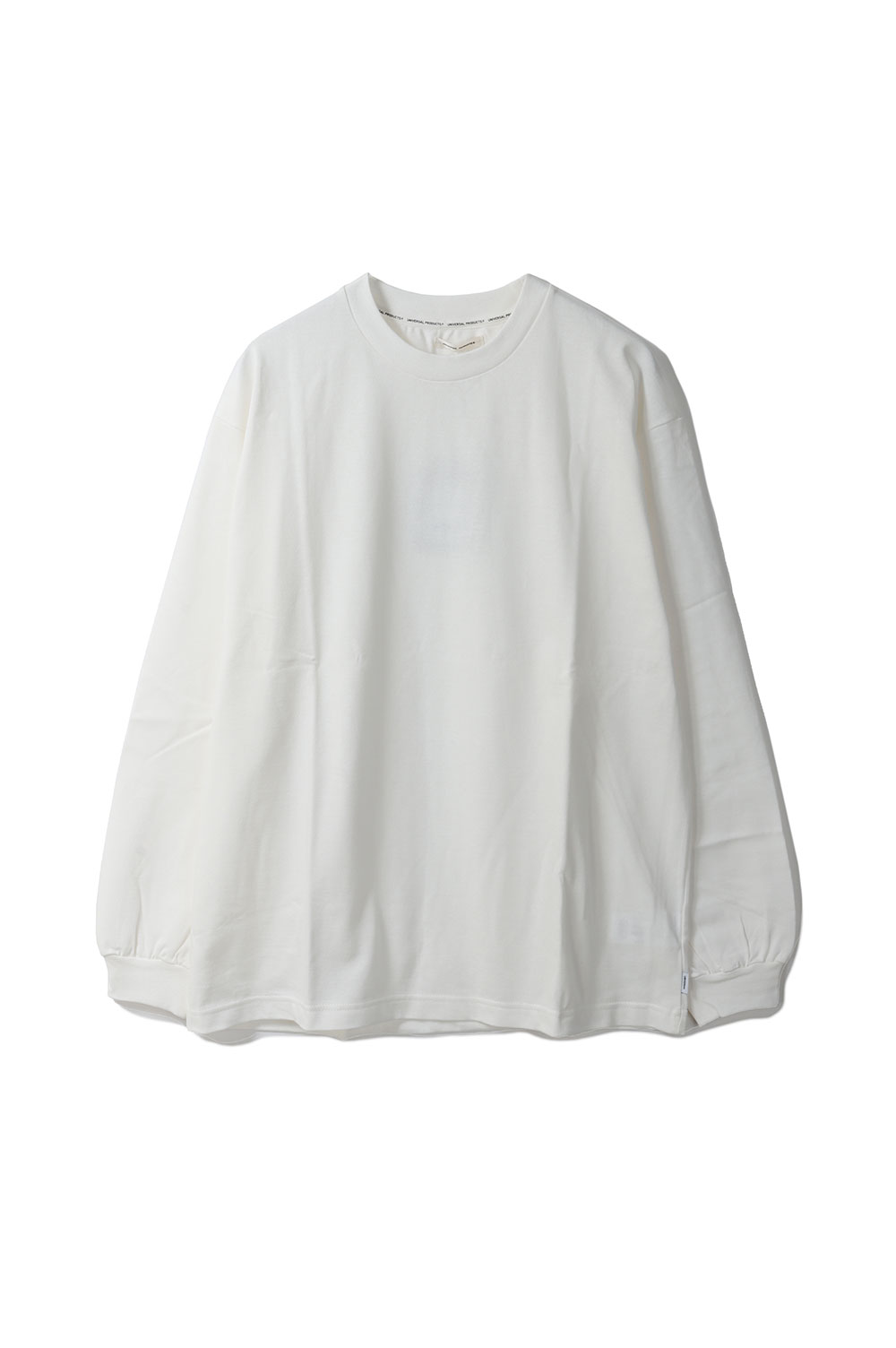 BASIC L/S T-SHIRTS - WHITE (233-60109A) Universal Products(ユニバーサルプロダクツ)｜Deepinsideinc.Store