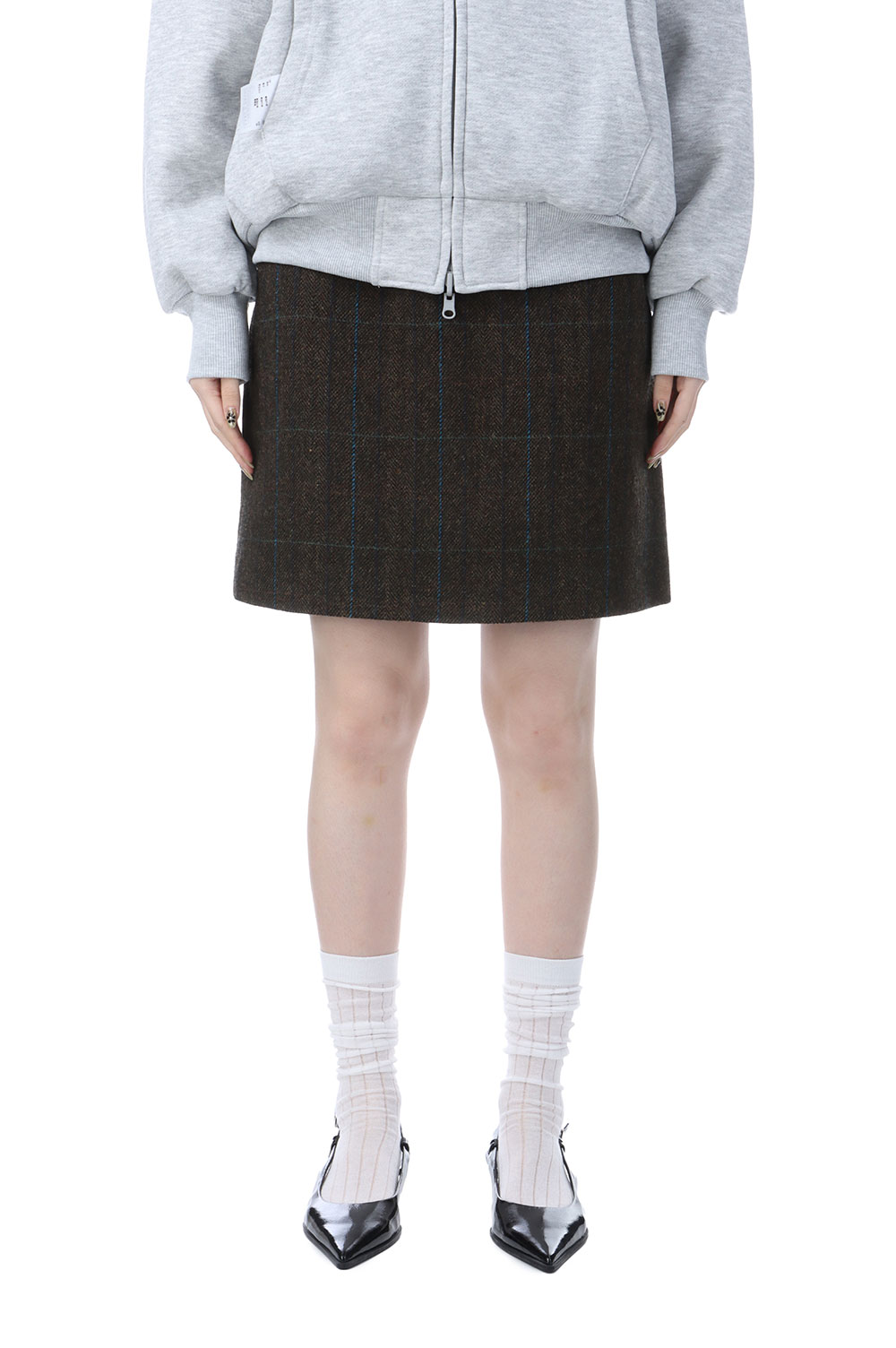 専用THE SHINZONE HERRINGBONE MINI SK SALE 35％OFF】HERRINGBONE MINI SKIRT ヘリンボーンミニスカート/THE