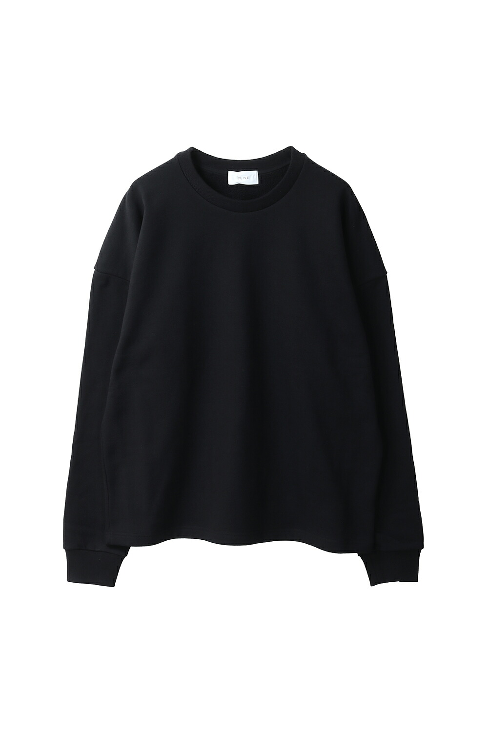 【P10倍】CREW NECK SWEATSHIRT - BLACK (T002) CEIVE(シーヴ)|Deepinsideinc.Store