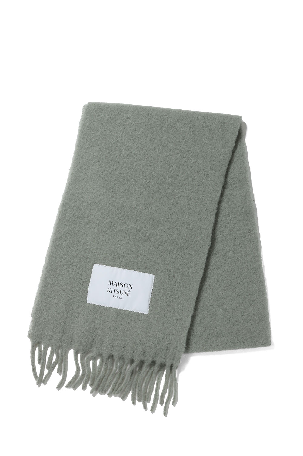 ALPACA SCARF - LAUREL GREEN (LM06206WA0022) Maison Kitsune -Women-(メゾンキツネ) 23,760円