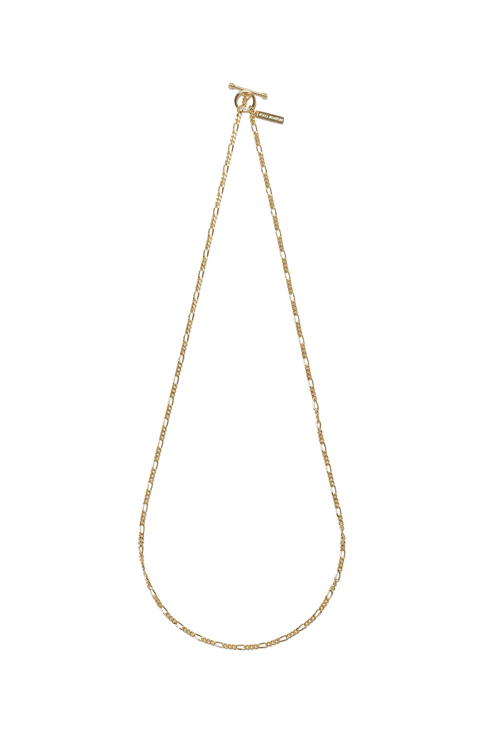 Figaro Link Necklace -2粍 - Gold (XON049-60G) XOLO JEWELRY(ショロ 宝飾品)
