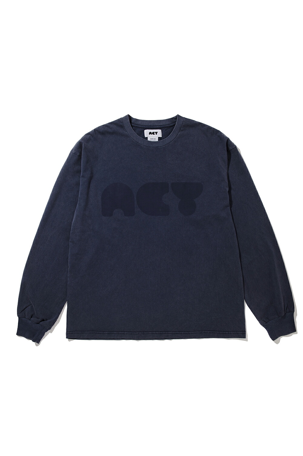 GDYE LOGO L/S TEE - S.NAVY (ACY-25AW-008) Acy(エイシー)