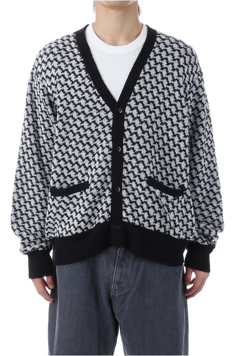 KPATTERN CARDIGAN- BLACK (ACY-25AW-003) Acy(エイシー)