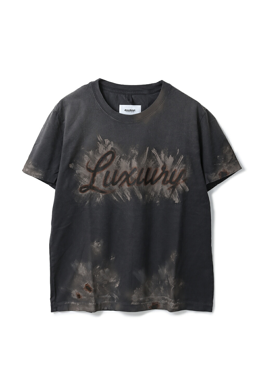LUXUARY MUD PAINT T-SHIRT - BLACK (26SS40CS434) doublet(ダブレット) 25,344円