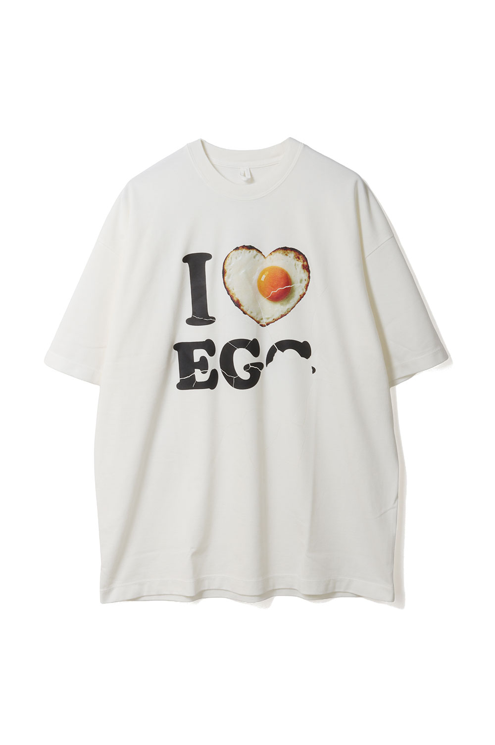 I LOVE EGG T-SHIRT - WHITE (26SS33CS428) doublet(ダブレット)