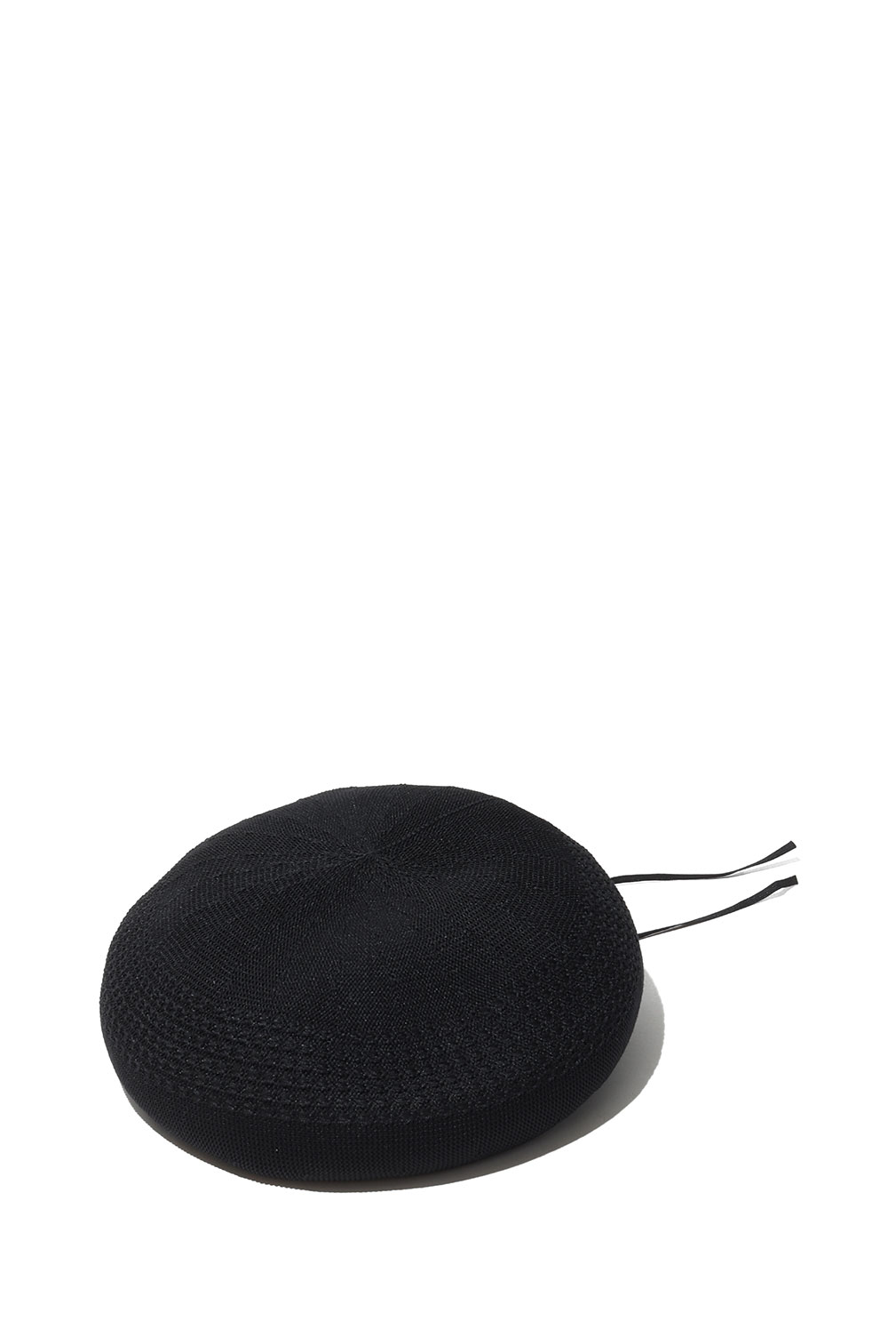 POLY KNIT BERET - BLACK (MEKNYY102A) Kijima Takayuki(キジマタカユキ)