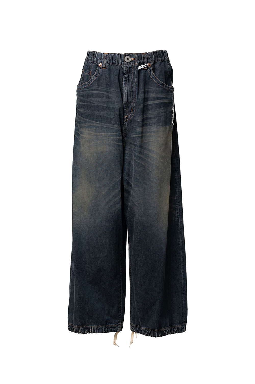 LIGHT WIDE JEANS / INDIGO (J16PT123) MIHARA YASUHIRO(ミハラ ヤスヒロ)