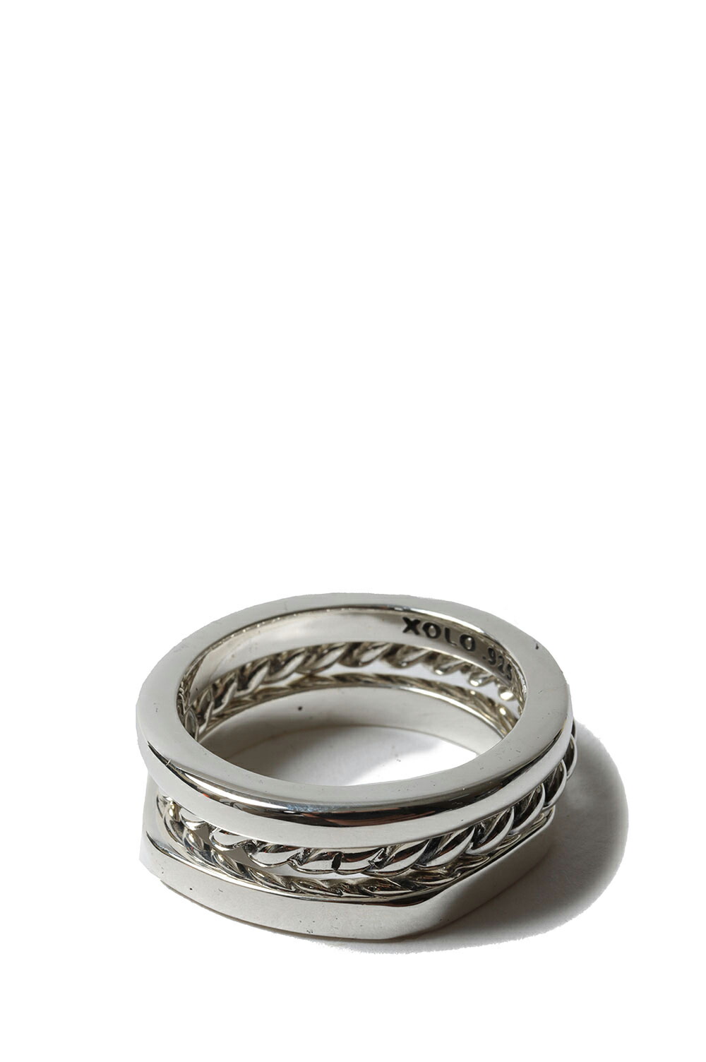 Triple Ring / Silver (XOR025) XOLO JEWELRY(ショロ ジュエリー)|Deepinsideinc.Store