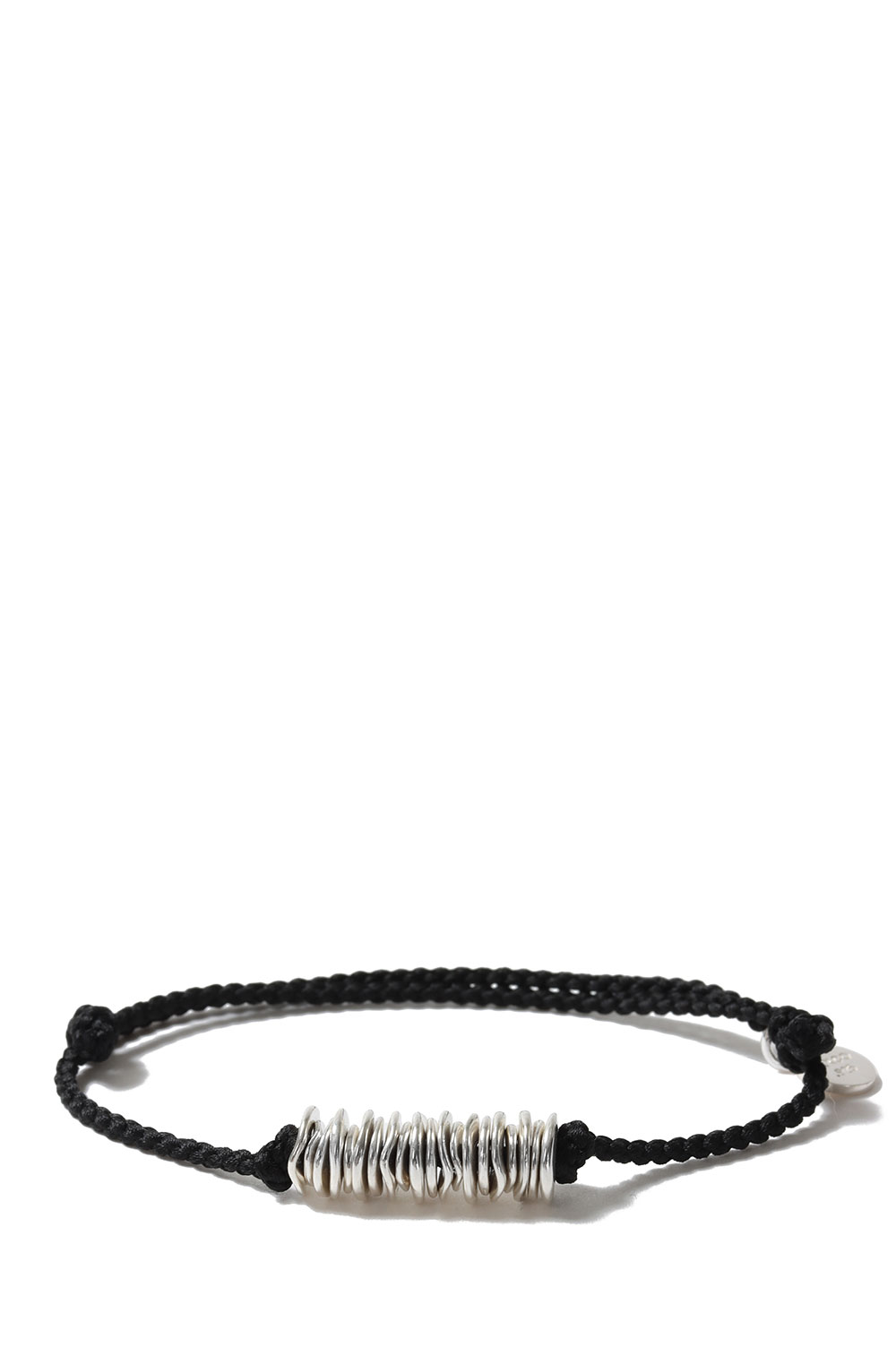 Piece Link Silk Code Bracelet / Black (XOCB003-BLK) XOLO JEWELRY(ショロ ジュエリー)