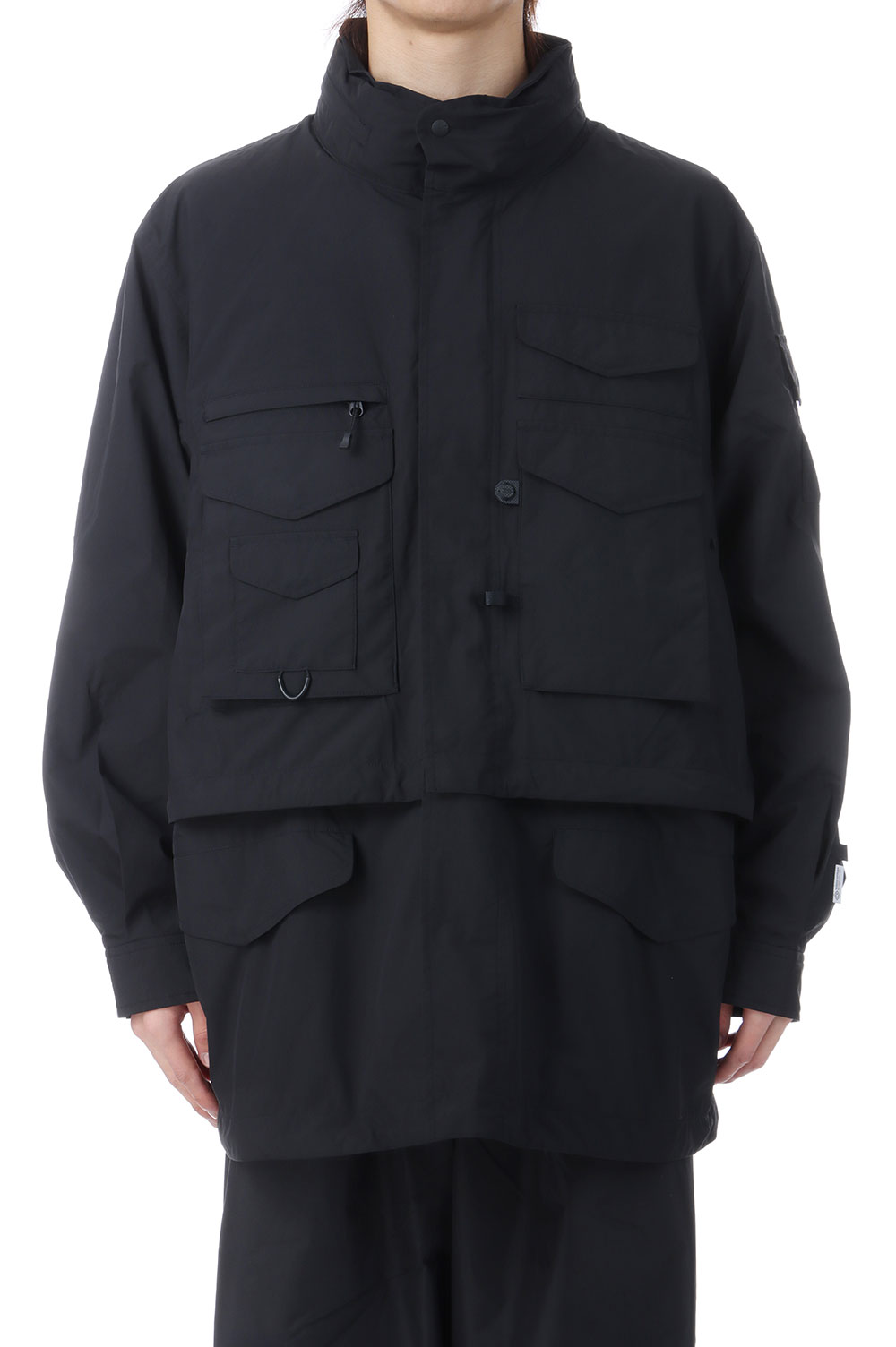【P10倍】WINDSTOPPER(R) PERFECT MIL FIELD 2WAY JACKET - BLACK (BJ-12026) DAIWA PIER39(ダイワ ピア39)｜Deepinsideinc.Store
