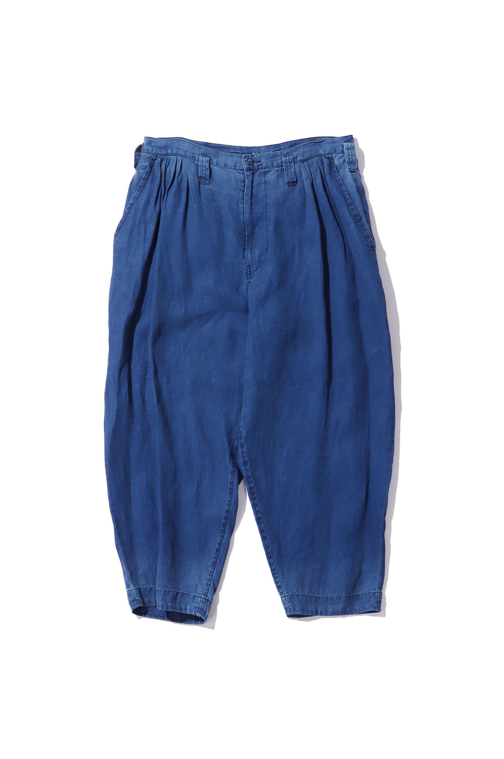 【P10倍】INDIGO LINEN BEBOP PANTS / BLUE (PC-021-3892) Porter Classic(ポータークラシック)|Deepinsideinc.Store