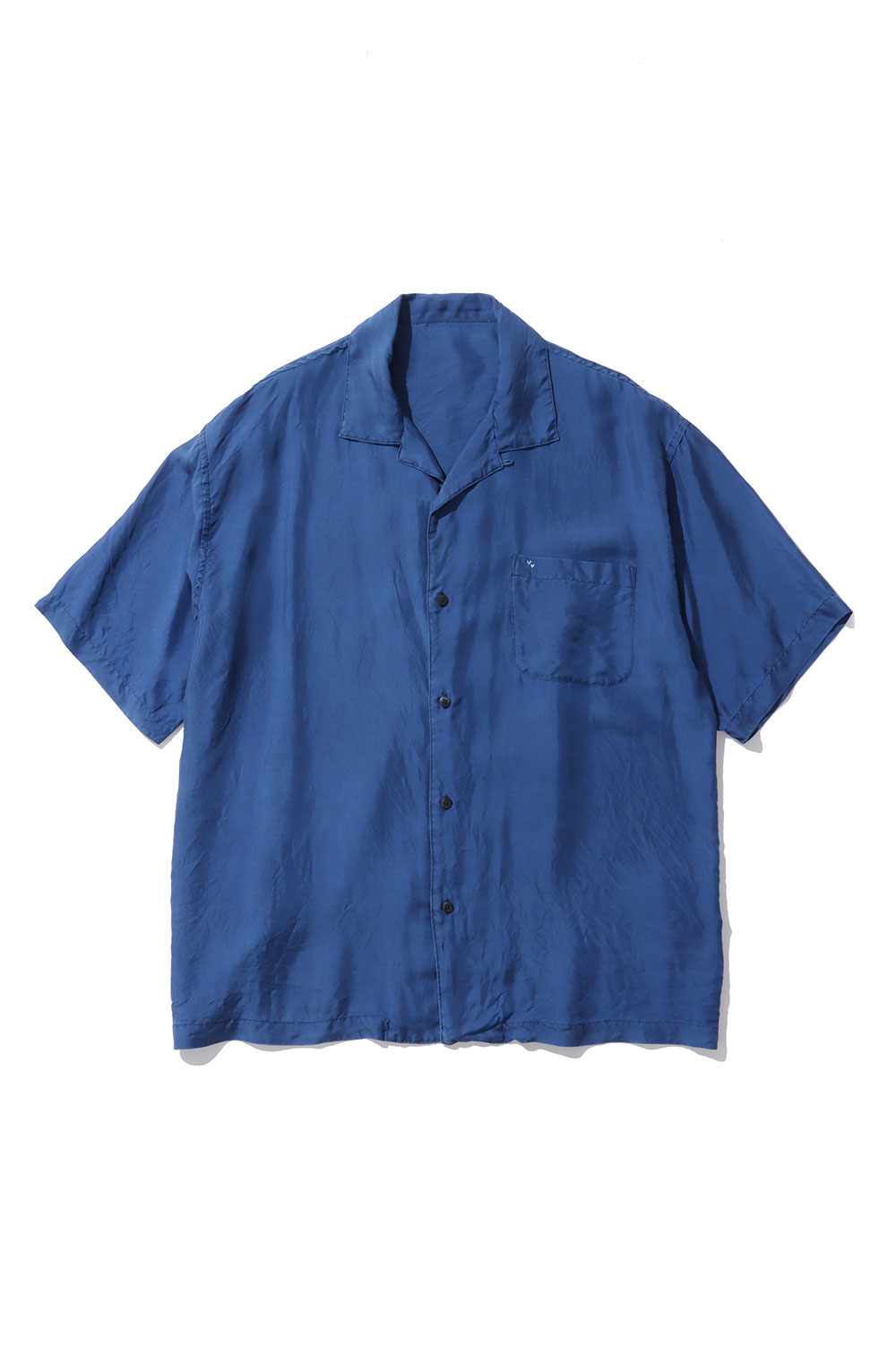 【P10倍】H/W INDIGO SILK SHIRT / BLUE (パソコン-024-3337) Porter Classic(ボーイ古典派音楽)