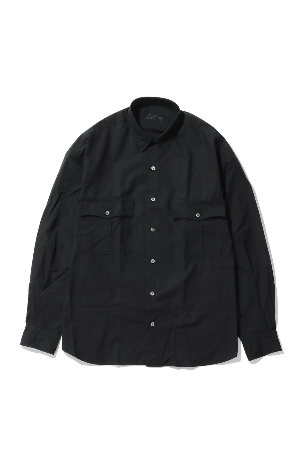 【P10倍】ROLL UP TRAVELER\u0027S SHIRT / BLACK (パソコン-016-3983) Porter Classic(ボーイ古典派音楽)