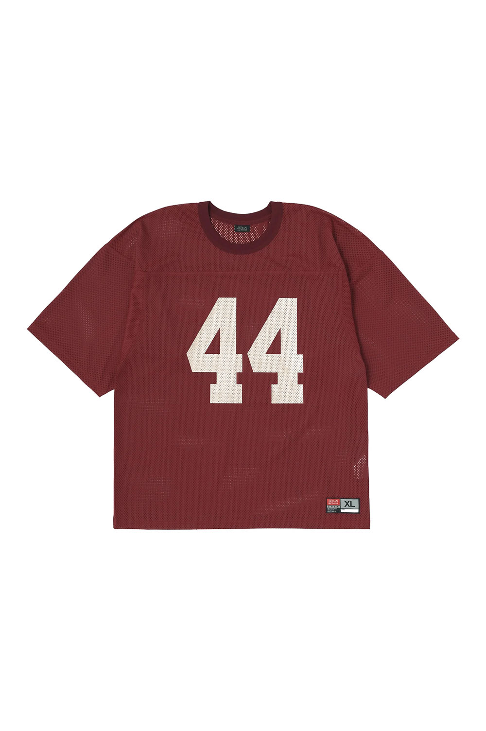 【P10倍】Mesh Football Tee - Burgundy (SD26S-CT10) SEDAN ALL PURPOSE(サルーン 櫂 基準打数通り手形)