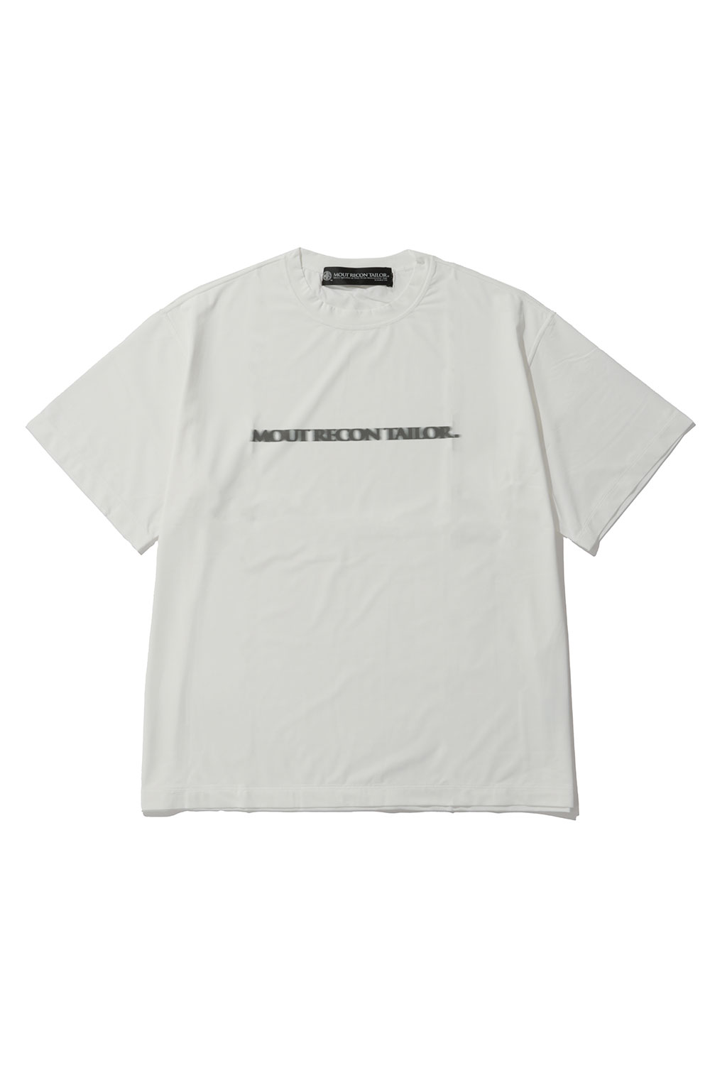 【P10倍】MOUT BLUR LOGO T- SHIRTS - White (MT1909) MOUT RECON TAILOR(マウトリーコンテイラー)