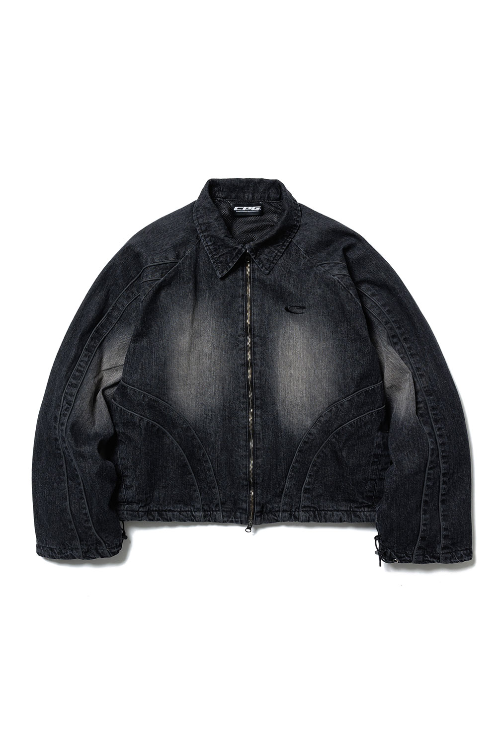 【P10倍】CPG ZIP DENIM JACKET - BLACK (26SS-CPG-06 / FS1926) F-LAGSTUF-F(フラグスタフ)｜Deepinsideinc.Store
