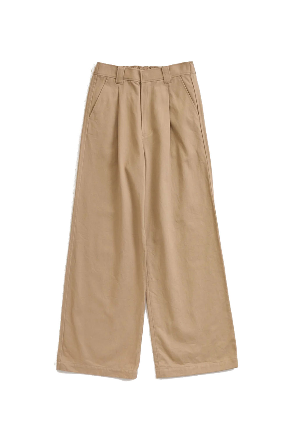 COTTON TWILL WIDE PANTS - 41 BEIGE (26SMSPA07) Shinzone(シンゾーン)