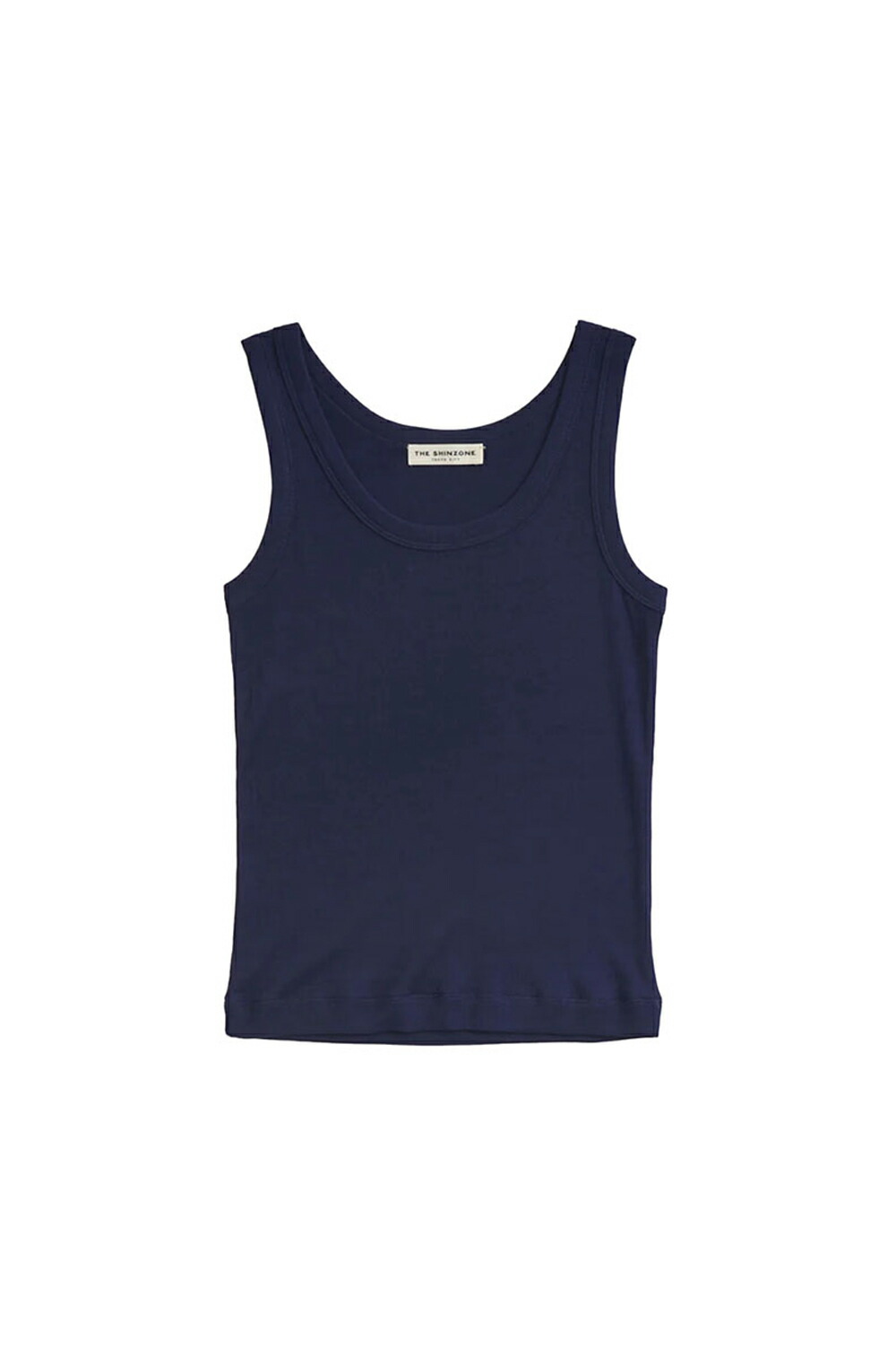 SHEER RIB TANK TOP - 85 NAVY (26SMSCU06) Shinzone(シン地区) レディースファッション-トップス