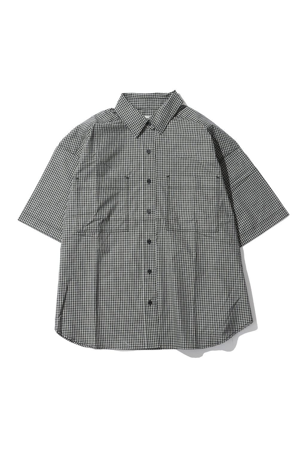 Check Over Shirts - BLACK (62610416) anuke(アンヌーク)