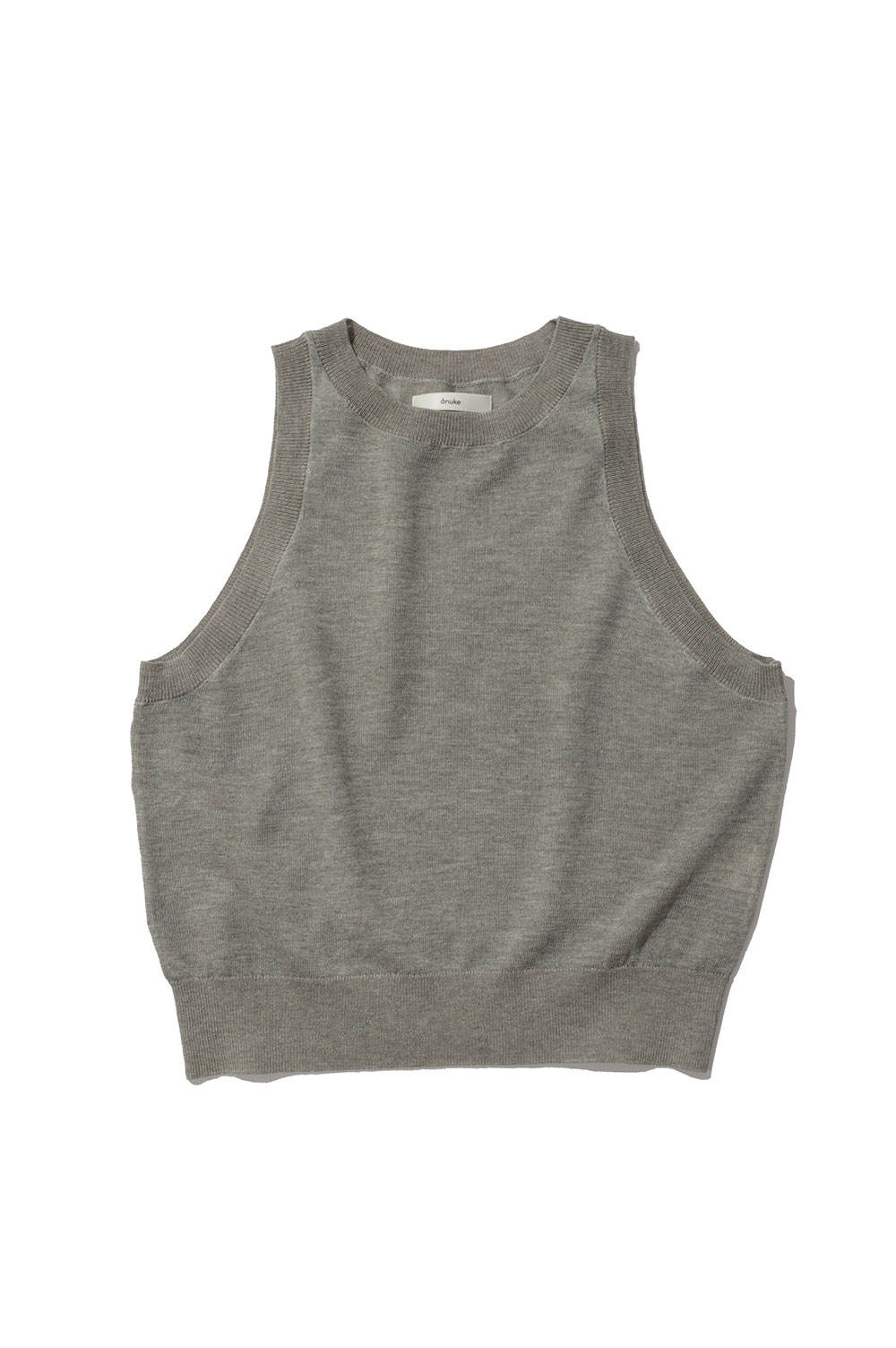 Highgauge Sheer Tanktop - GRAY BEIGE (62610509) anuke(アンヌーク)