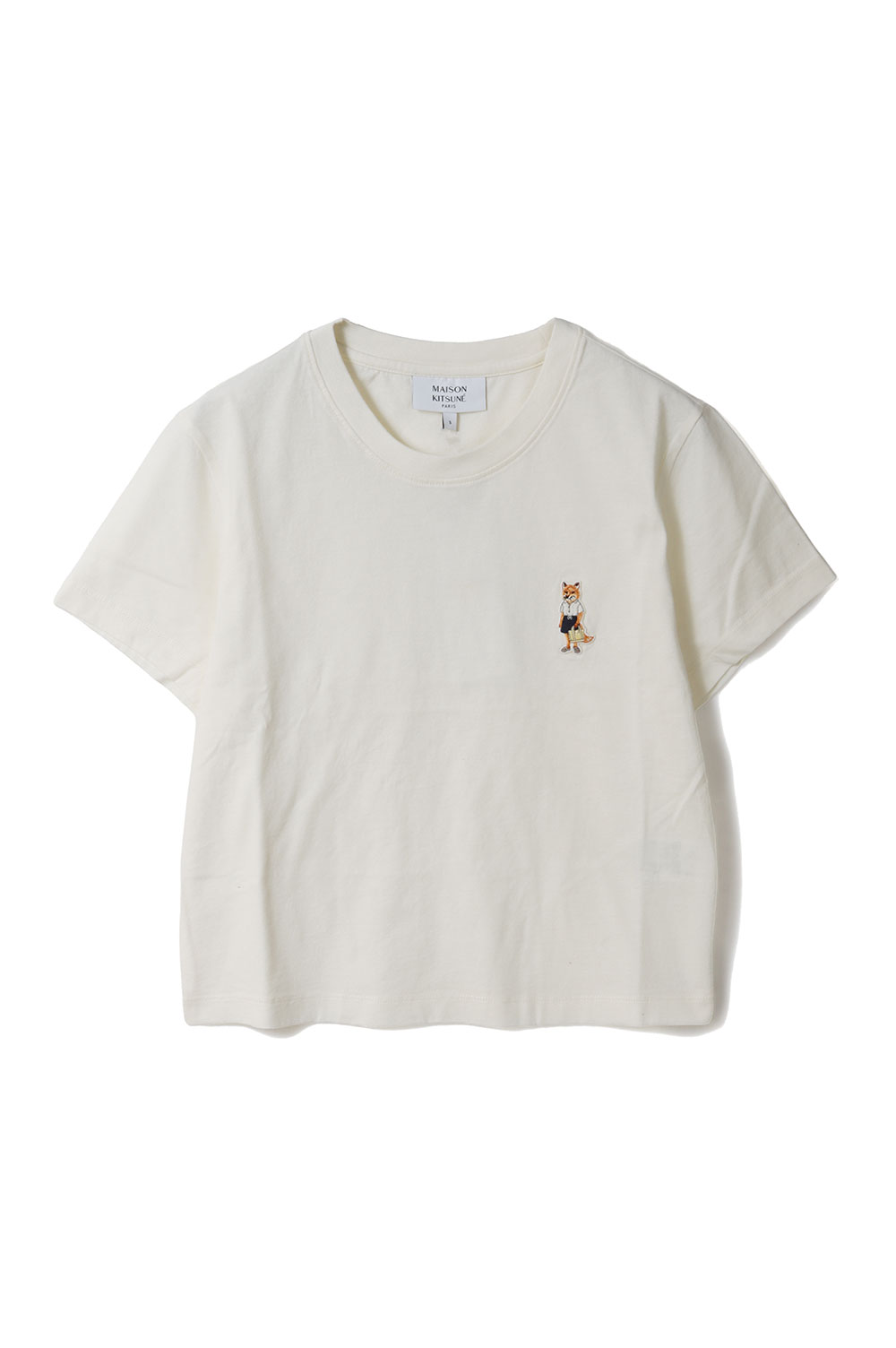 DRESSED FOX BABY TEE-SHIRT - DOVE (QW00113KJ7026) Maison Kitsune -Women-(メゾンキツネ)