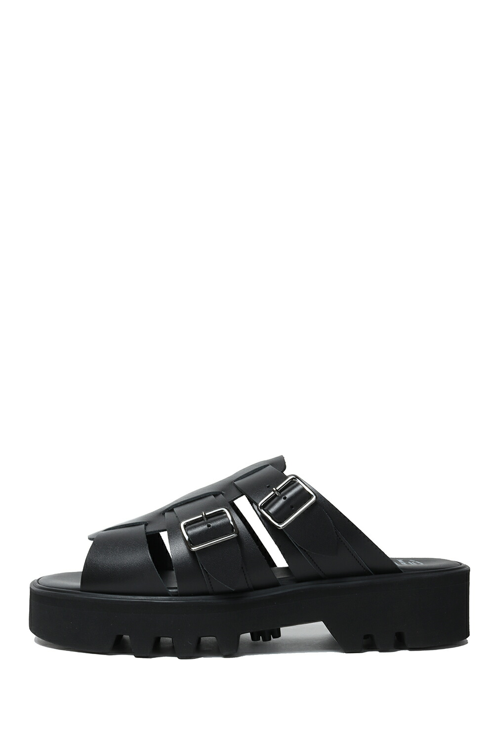 GURKHA SANDALS (TWEETY SOLE) - BLACK (FTC2512006) foot the coacher(フットザコーチャー)