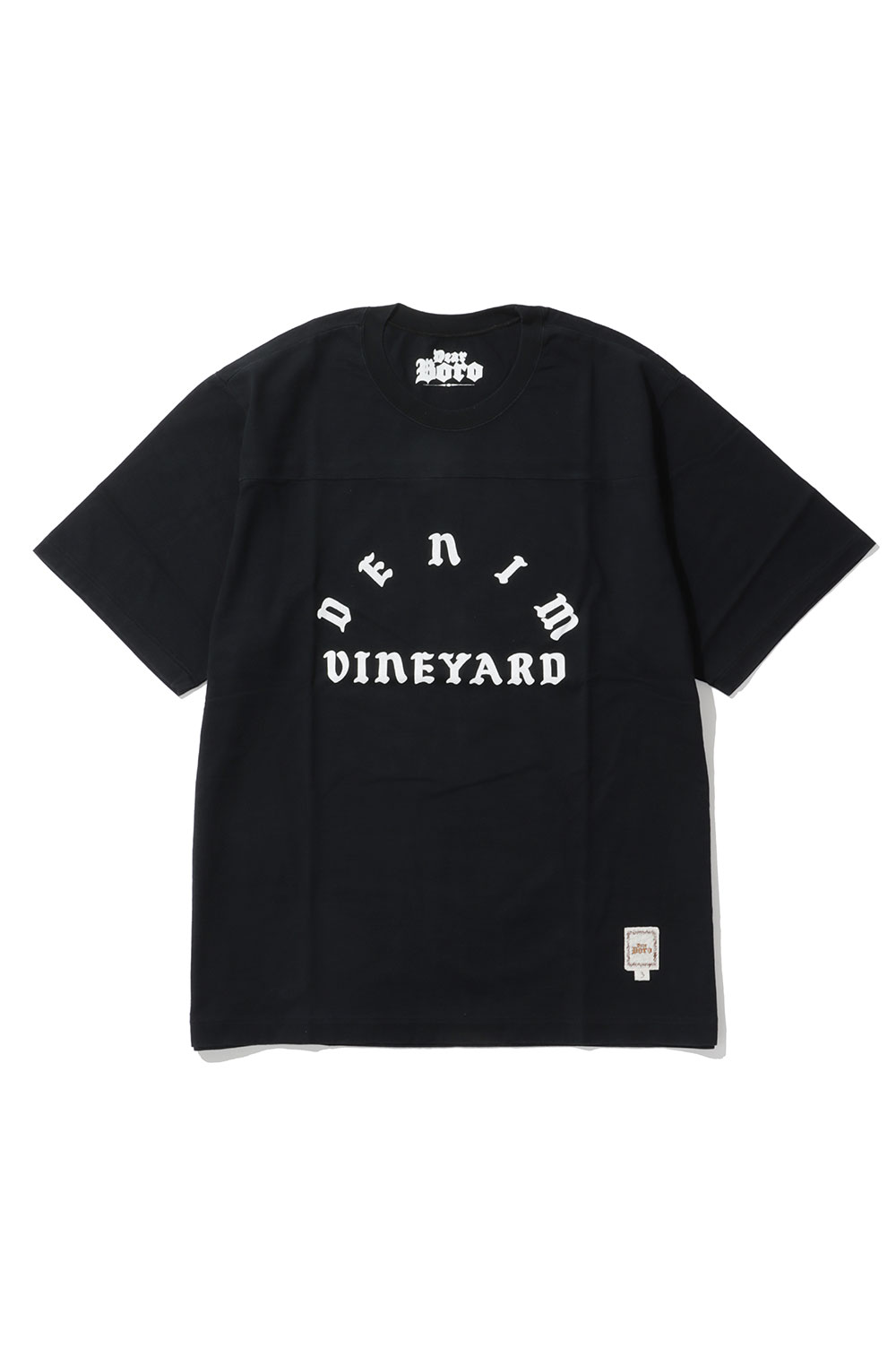 Dear Boro Denim Vineyard Tee - BLACK (793-6134006) DEAR BORO(ディアボロ)
