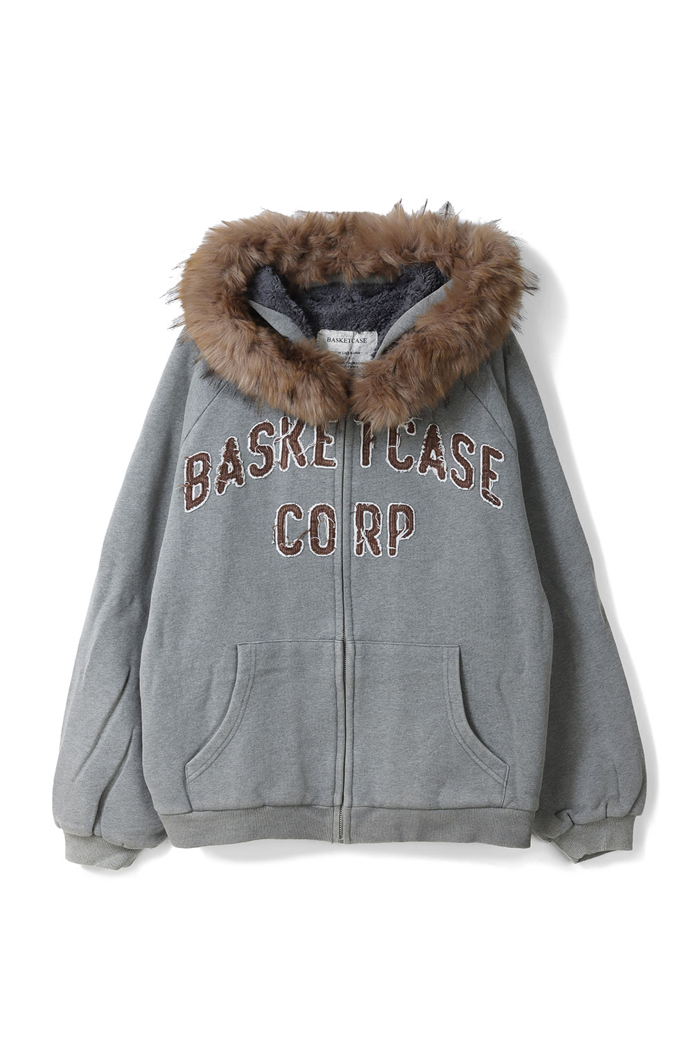 BC CORP, lined zip up / GREY Basketcase(バスケットケース)