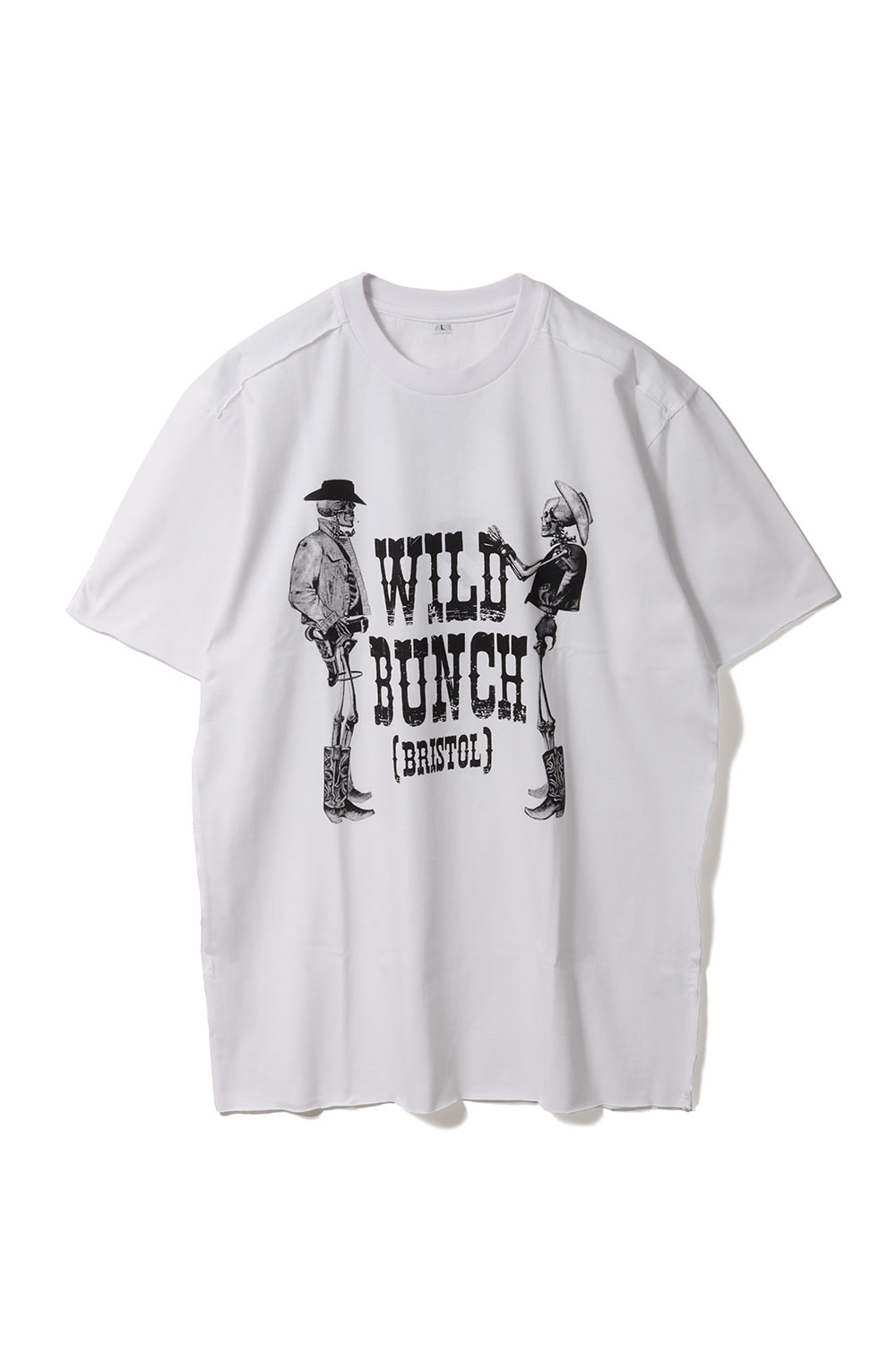 WILD BUNCH×AKA SIX×FRAGMENT / T-SHIRT - COWBOYS / WHITE×BLACK (TSWC01) AKA SIX by Simon Barker(エーケーエーシックスバイサイモンバーカー)