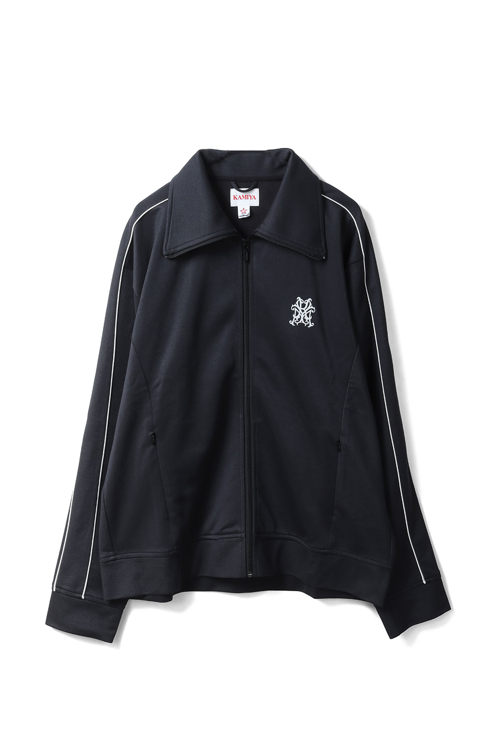 KMY Oversized Track Jacket - BLACK (G16JK099) KAMIYA(カミヤ)
