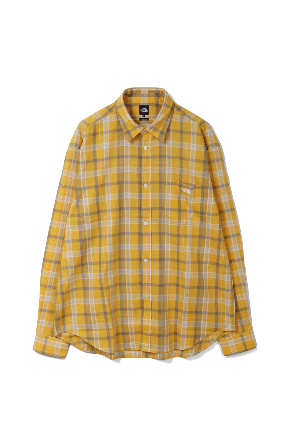 【P10倍】L/S FD Check Shirt - Summit Gold Check (NR12630) The North Face(ザ・ノース・フェイス)