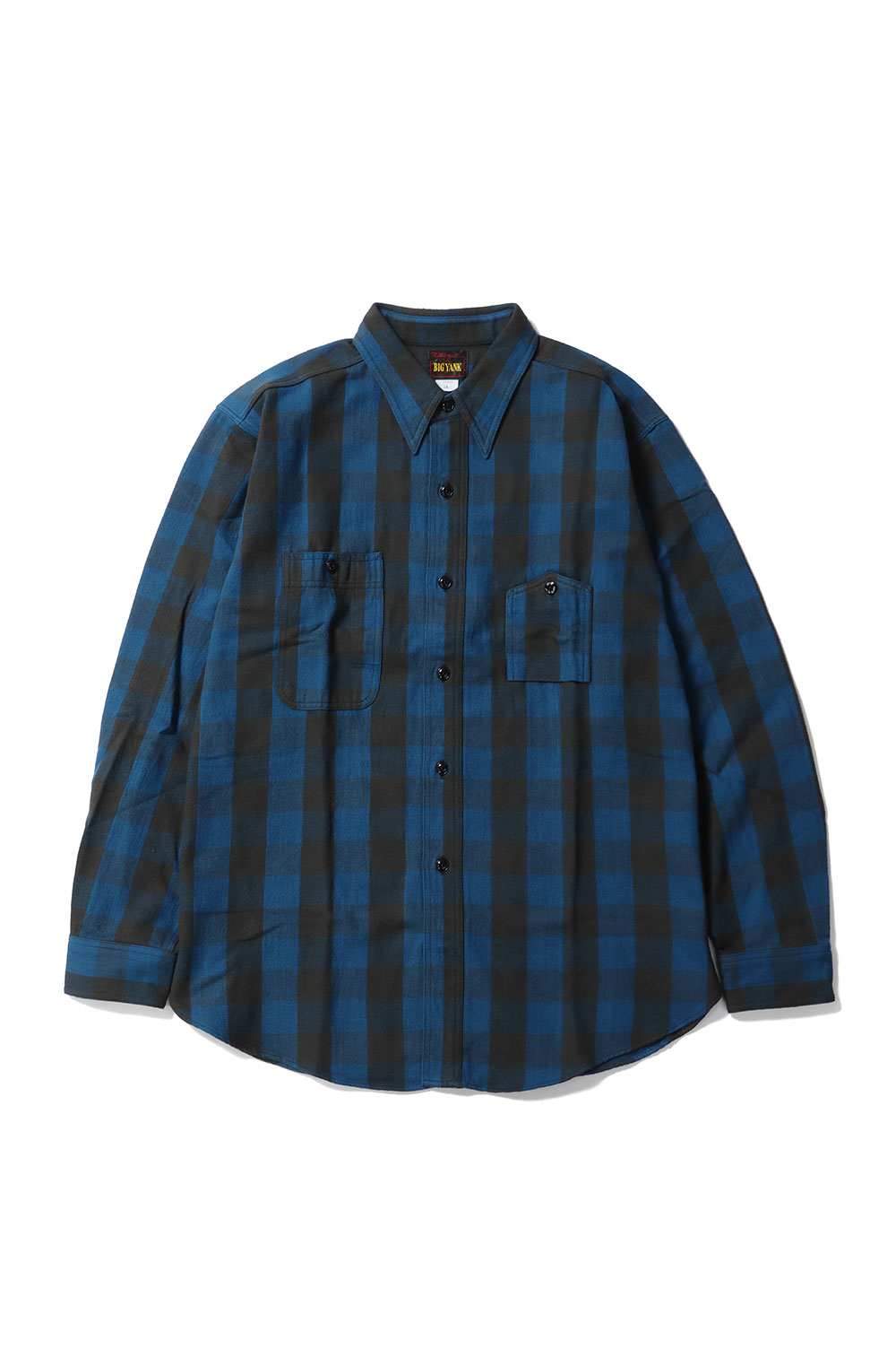 Y1945 FLANNEL SHIRT BROCK CHECK - BLUE (602-261-04) BIG YANK(ビッグヤンク)