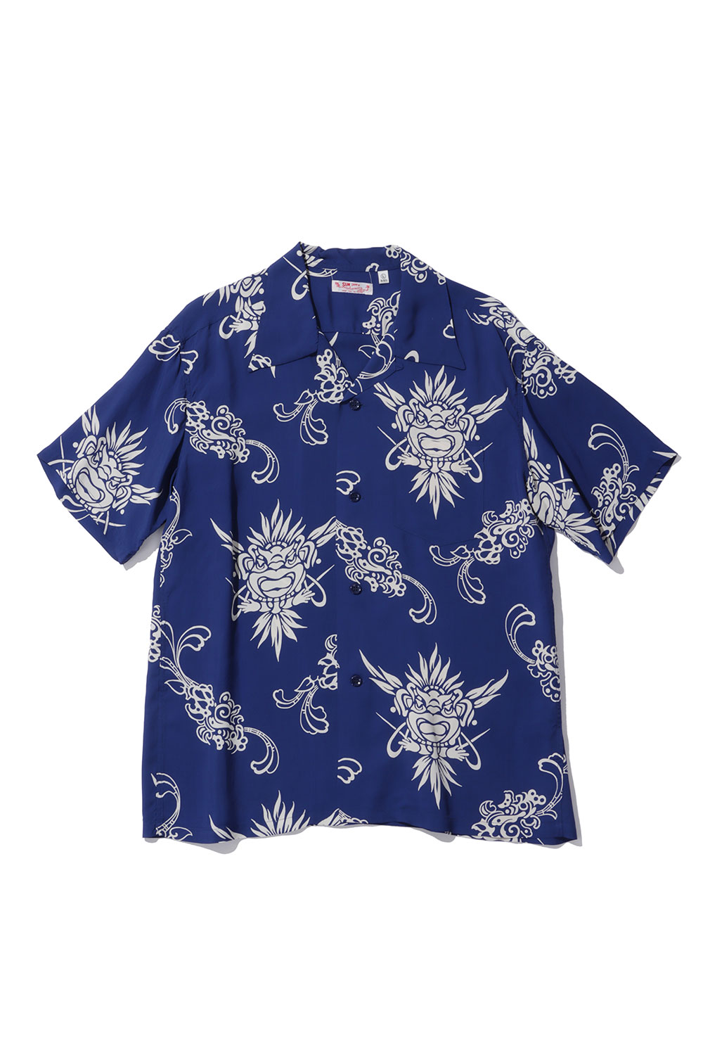TIKI S/S RAYON HAWAIIAN SHIRT - NAVY (SS39611 ) SUN SURF(サンサーフ) トップス-ワイシャツ-メンズファッション