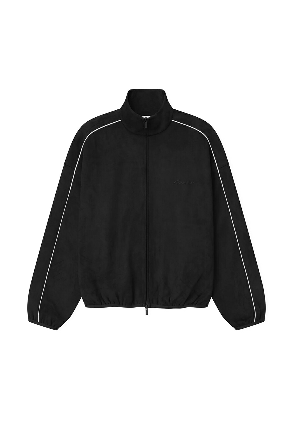 Suede Fleece Signature Modern Track Jacket - VINTAGE BLACK (192SP266941F) ESSENTIALS(エッセンシャルズ)