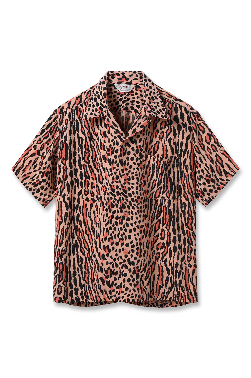 【P10倍】HIGH DENSITY RAYON S/S SHIRT / PINK (SH39708) STAR OF HOLLYWOOD(はやりっ児オブハリウッド)