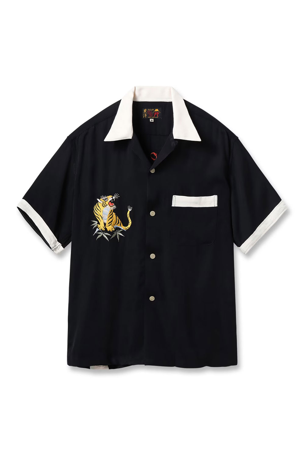 SUKA SHIRTS TIGER / BLACK (TT39700) TAILOR TOYO(テーラートーヨー)