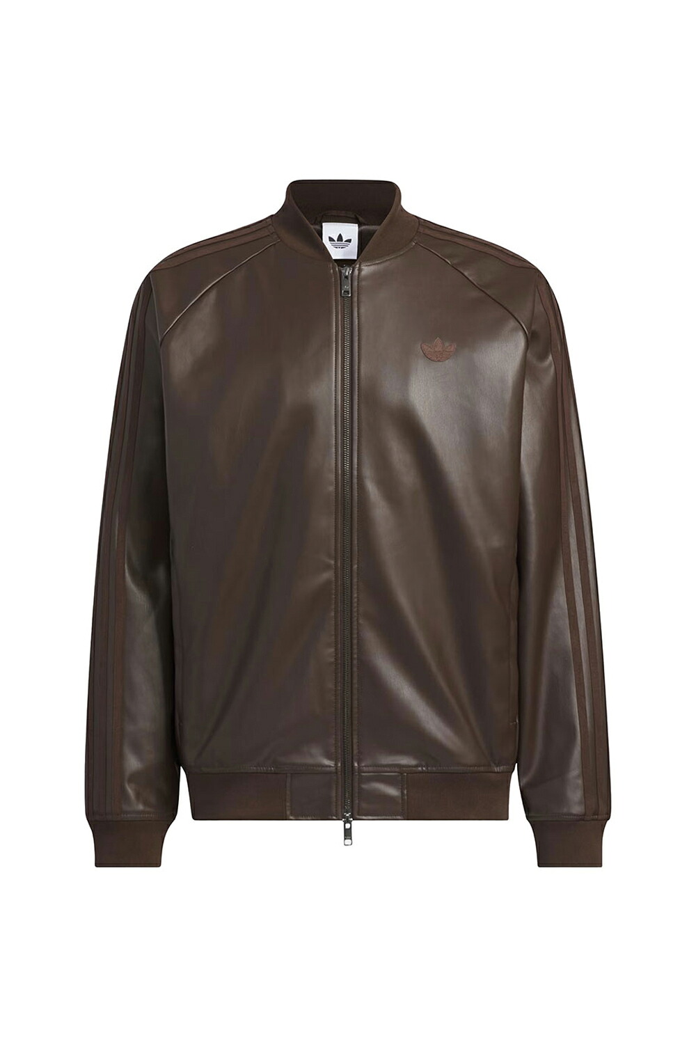 SST PLEATHER JKT - BROWN / KW1845 (S26SMU04) adidas Originals(アディダスオリジナルス)