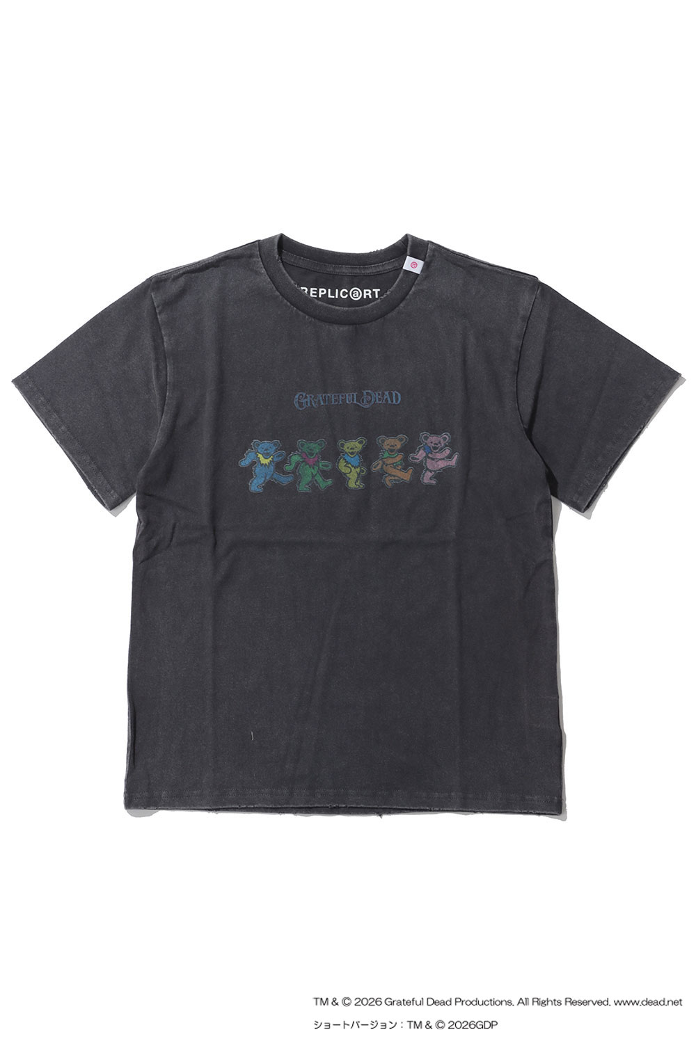 GD DANCING BEARS TEE - CHARCOAL GRAY (RP-GD-003 ) REPLIC@RT(レプリカート)