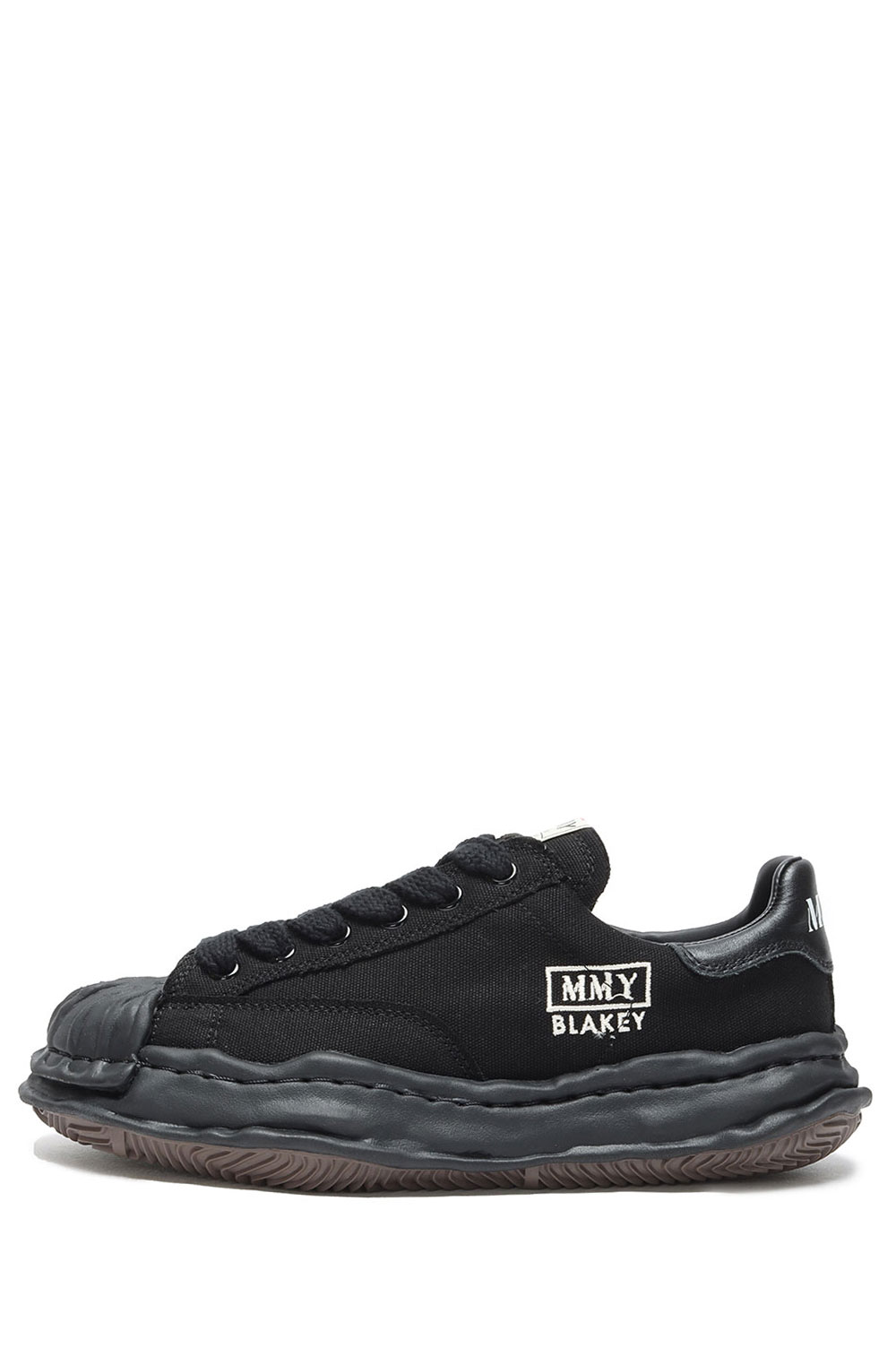 BLAKEY/ canvas Low-Top / BLACK/BLACK (A08FW735)* MIHARA YASUHIRO(ミカラ ヤスヒロ)