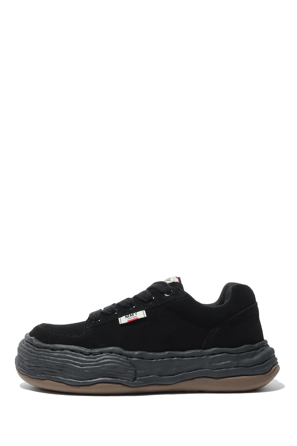 OLIVER/ SUEDE Low-Top / BLACK/BLACK (A15FW702)* MIHARA YASUHIRO(ミカラ ヤスヒロ)