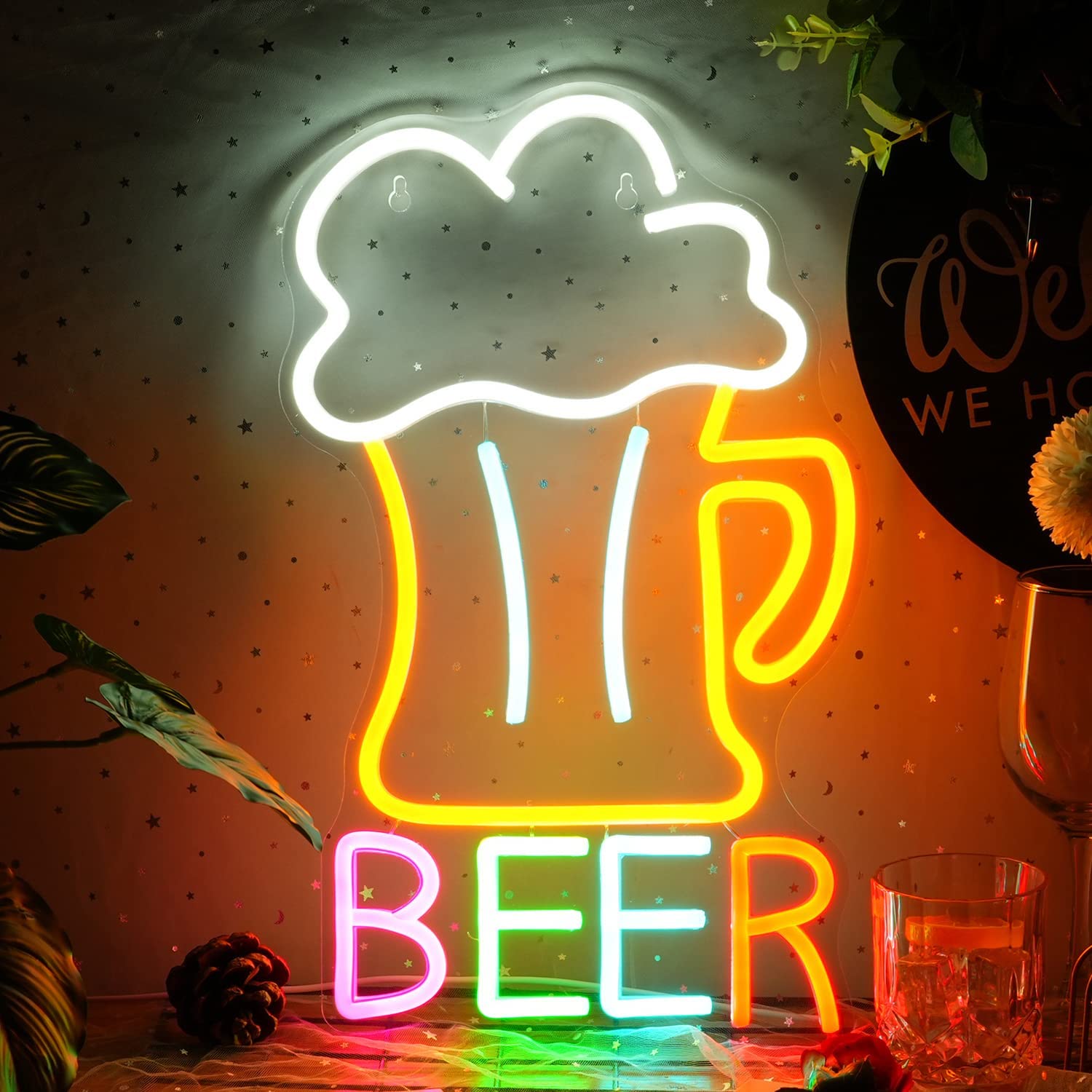 ヱビス　YEBISU エビスビール LEDネオンサイン  看板　ディスプレイ ヱビス YEBISU エビスビール LEDネオンサイン 看板 ディスプレイ