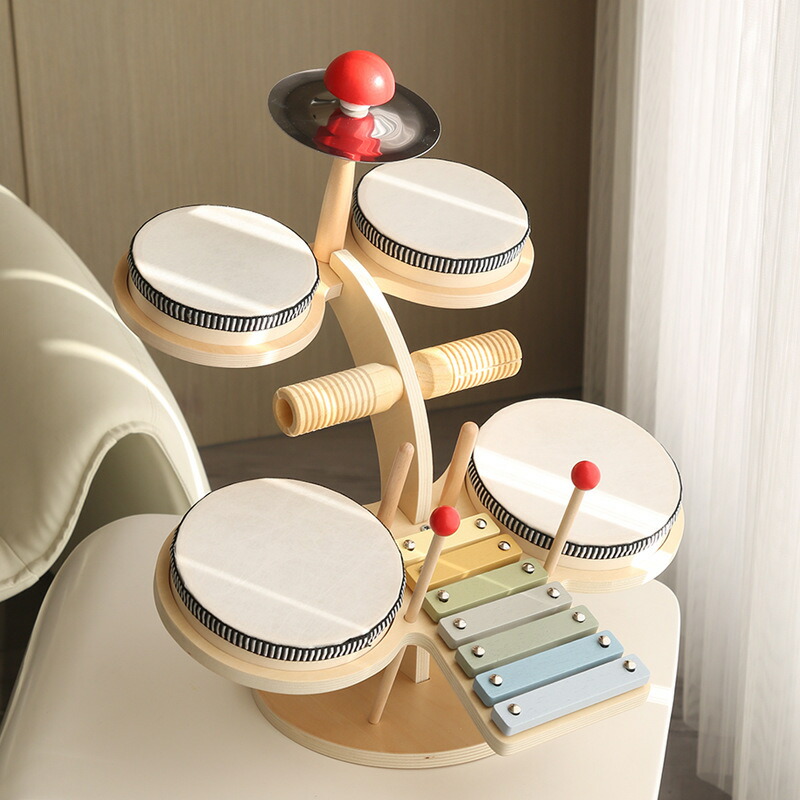 楽天市場】＼ラッピング無料!／リズム・ポコ ドラムセット Drum