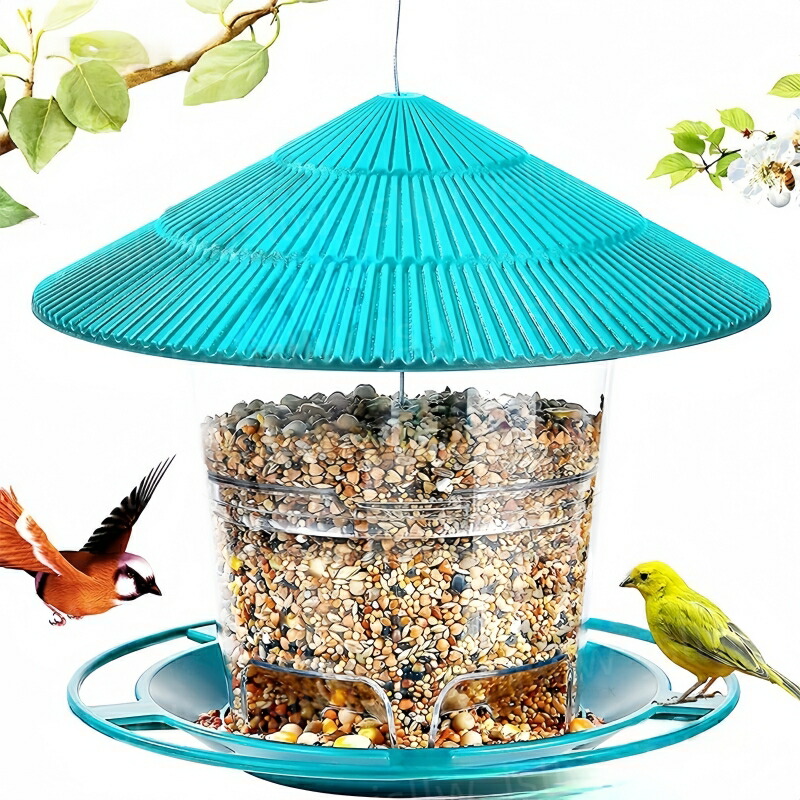 【なお】鳥の餌セット 楽天市場】鳥の餌箱 餌入れ 給餌器 3色 バードフィーダー 折りたたみ