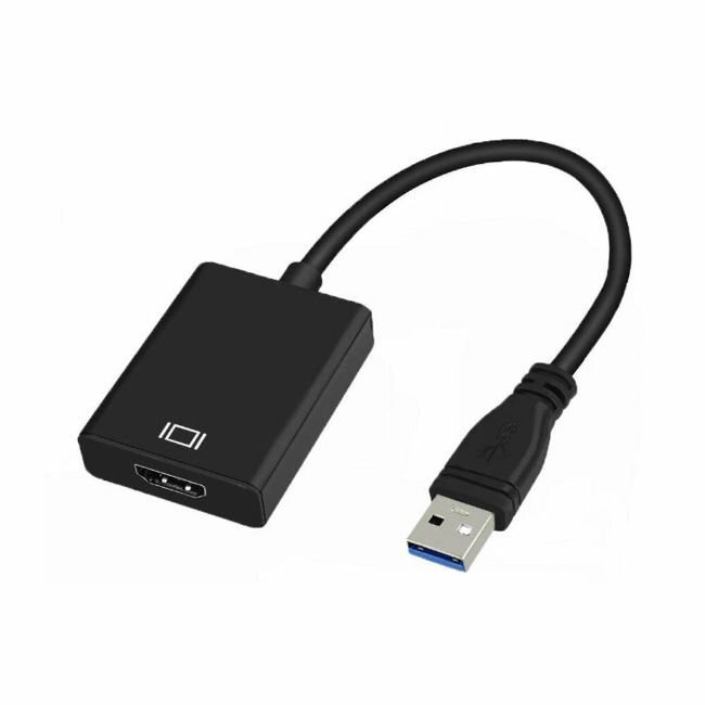 HDMI USB3.0 変換 アダプタ 1080P フル HD キラーパス Windows 10 8 7 XP 対応 USB2.0 USB 拡張 複製  軽量 電源不要 プロジェクター モニター HDTV 出力 音声出力 ホーム映画 ゲーム 会議 おうち時間 ブラック 豪華