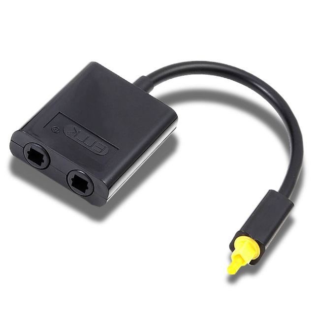 楽天市場】光デジタル オーディオ スプリッター 2分配 光角型 1