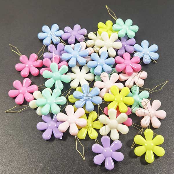 ランダム個セット 糸通し 手芸 フラワーモチーフ フラワー 花 縫い物 便利 ニードルスレッダー 花形