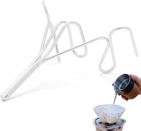 コーヒードリップ用 注ぎ口 スキッタ― コンパクト 持ち運びしやすい 軽量 取り付け簡単 コーヒードリップ注ぎ口 ヤカン 注ぎ口 アタッチメント ステンレス製 コーヒースライド用ドリップ注ぎ口 コーヒー器具 アウトドア キャンプ