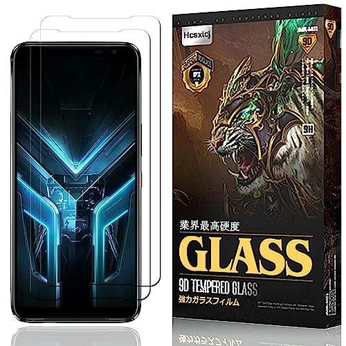 ASUS ROG Phone 3 ZS661KS ガラスフィルム フィルム 液晶保護フィルム 硬度9H 超薄 気泡ゼロ 飛散防止 高透過率 衝撃吸収 指紋防止 画面保護 ASUS ROG Phone 3 ZS661KS 保護フィルム [2枚セット] 送料無料